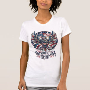 Camiseta Fénix Patriótico Híbrido Patriota Animal Híbrido P