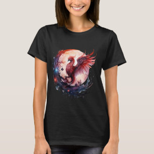 Camiseta Fénix Reborn Fire Phoenix Bird Mythys Bird Rej