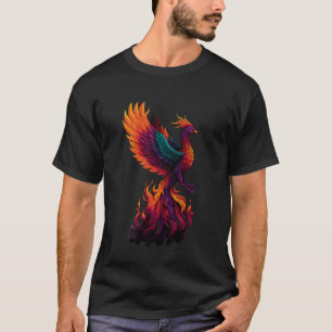 Camiseta Fénix renacida Fuego ascendente Ave fénix Rejuvene