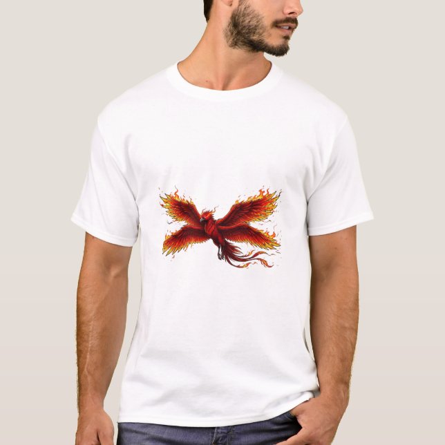 Camiseta Fénix Rojo (Anverso)