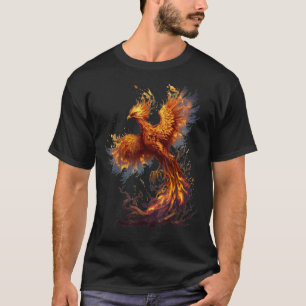 Camiseta Fénix Surge De La Resurrección De Las Cenizas Rena