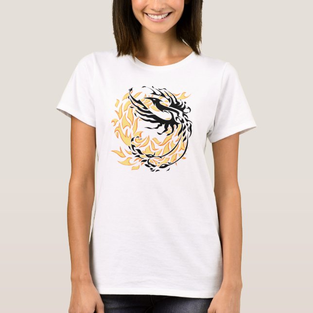 Camiseta Fénix tribal (Anverso)