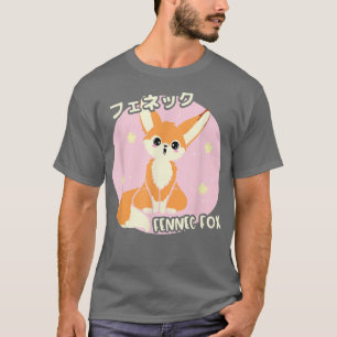 Camiseta Fennec estética japonesa para Anime Otaku Manga Co