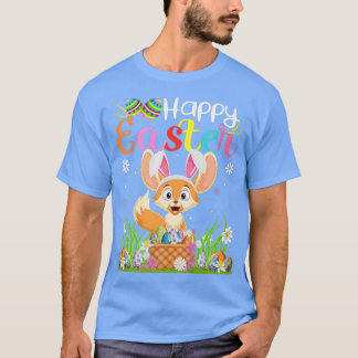Camiseta Fennec Fo Bunny Egg Hung Funny Fennec Fo Happy
