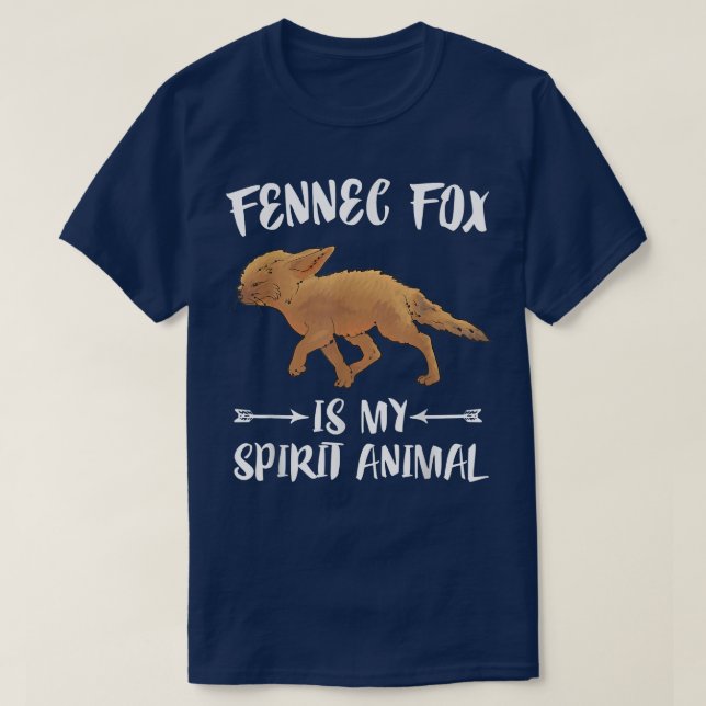 Camiseta Fennec Fo Es Mi Animal Espiritual (Diseño del anverso)