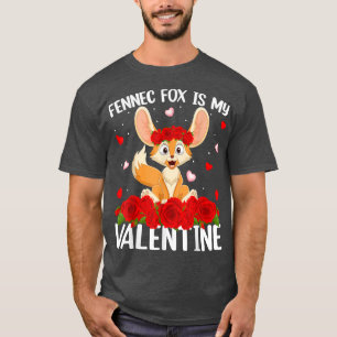 Camiseta Fennec Fo Lover Red Rose Flower Fennec Fennec Fo V