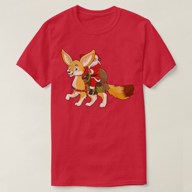 Camiseta Fennec Fo Lover Santa Riding Fennec Fo Chris (Diseño del anverso)