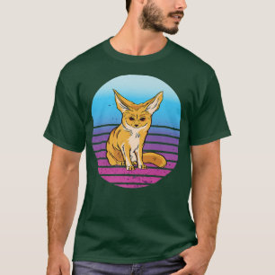 Camiseta Fennec Fo Vintage Retro Desierto Orejas De Amor