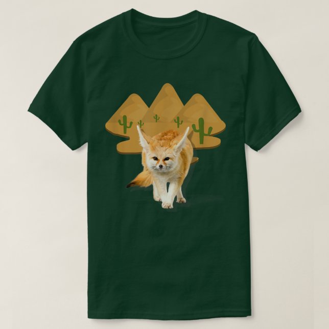 Camiseta Fennec Fo Wild Desert Men Mujeres Niños 1205 (Diseño del anverso)