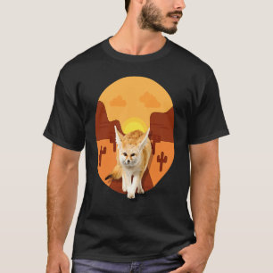 Camiseta Fennec Fox Animal Canine Desert Hombres Mujeres Ni