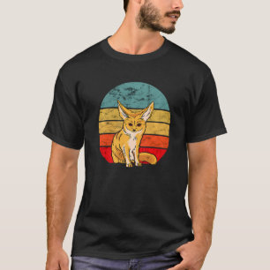 Camiseta Fennec Fox Animal Fennec Fox Dueño Retro Vintage