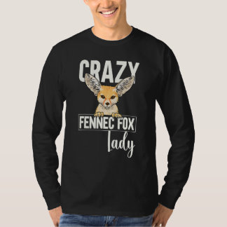 Camiseta Fennec Fox Crazy Fennec Fox Lady