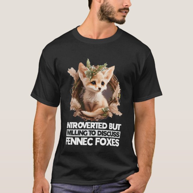 Camiseta Fennec Fox Cute Fennic Foxes Fenec Animal Fox 1 (Anverso)