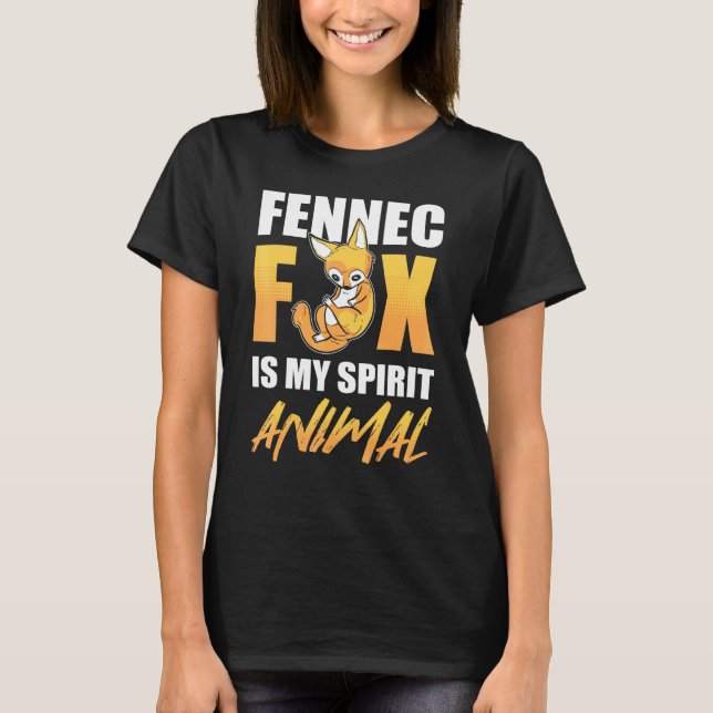 Camiseta Fennec Fox Es Mi Espíritu Animal Desert Fox Vulpas (Anverso)