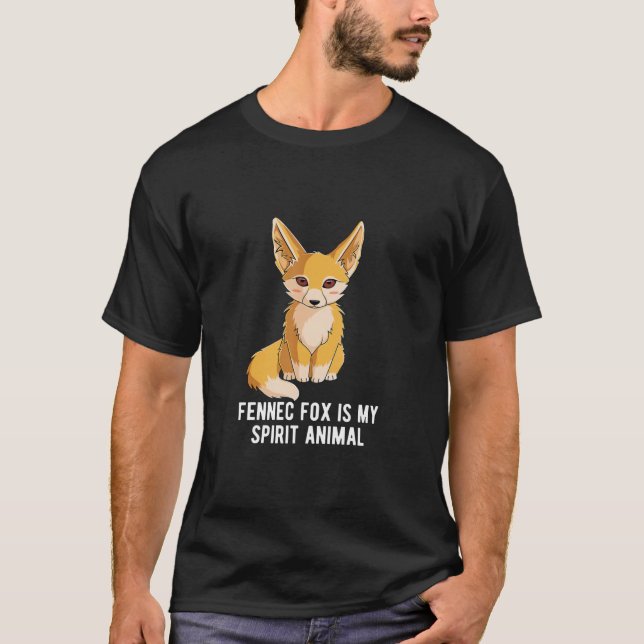 Camiseta Fennec Fox es mi Espíritu Animal Foxes Lover R (Anverso)