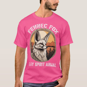 Camiseta Fennec Fox Es Mi Espíritu Animal Funny Fox