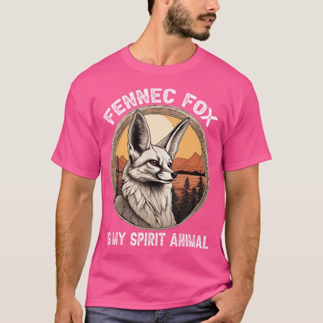 Camiseta Fennec Fox Es Mi Espíritu Animal Funny Fox (Anverso)