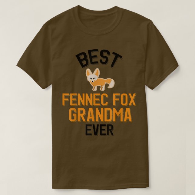 Camiseta Fennec Fox Grandma (Diseño del anverso)
