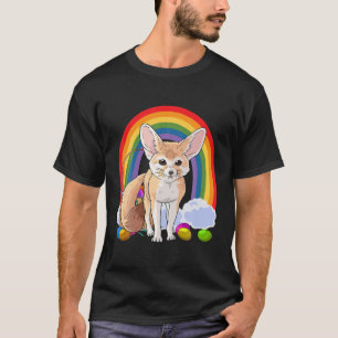 Camiseta Fennec Fox Happy Easter Eggys Bunny