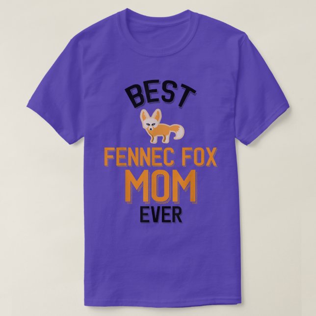 Camiseta Fennec Fox Mom (Diseño del anverso)
