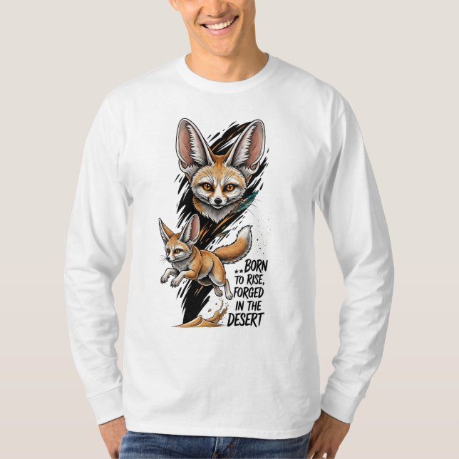 Camiseta Fennec Fox, nacido en el desierto (Anverso)