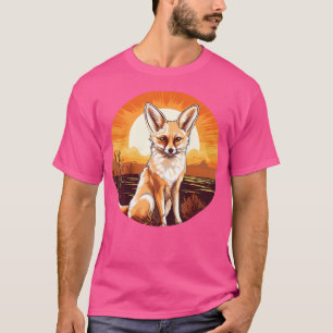 Camiseta Fennec Fox Sunset Fennec Fox Lover Foxes
