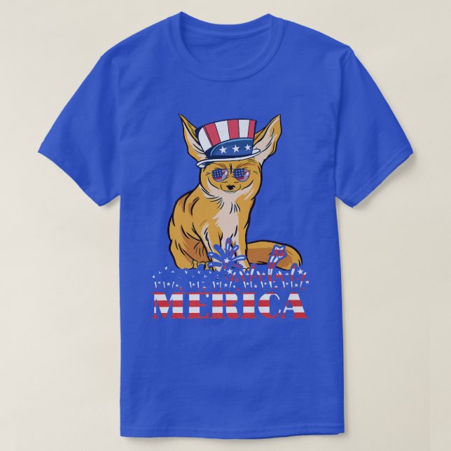 Camiseta Fennec Fox USA Sam Gorra Fennec Fox Lover Pr (Diseño del anverso)