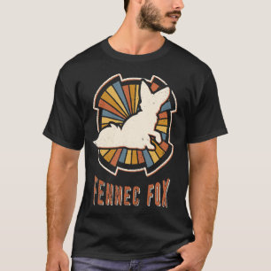 Camiseta Fennec Fox Vintage Classic Retro Animal Love