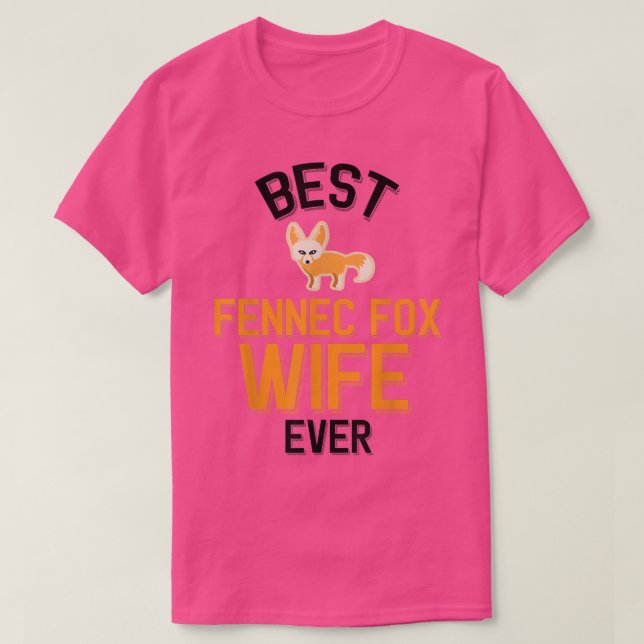 Camiseta Fennec Fox Wife (Diseño del anverso)