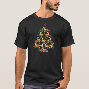 Camiseta Fennec Fox Xmas Tree Lighing Santa Fennec Fox Chr