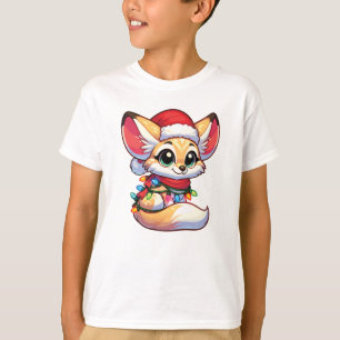 Camiseta Fennec Merry Christmas Winter Animals Cute Fennecs