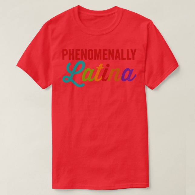 Camiseta Fenomenal Latina (Diseño del anverso)
