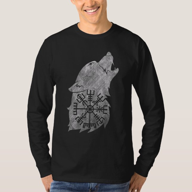 Camiseta Fenrir Fenrir Lobo De Odin Vikings Asgard Valhalla (Anverso)