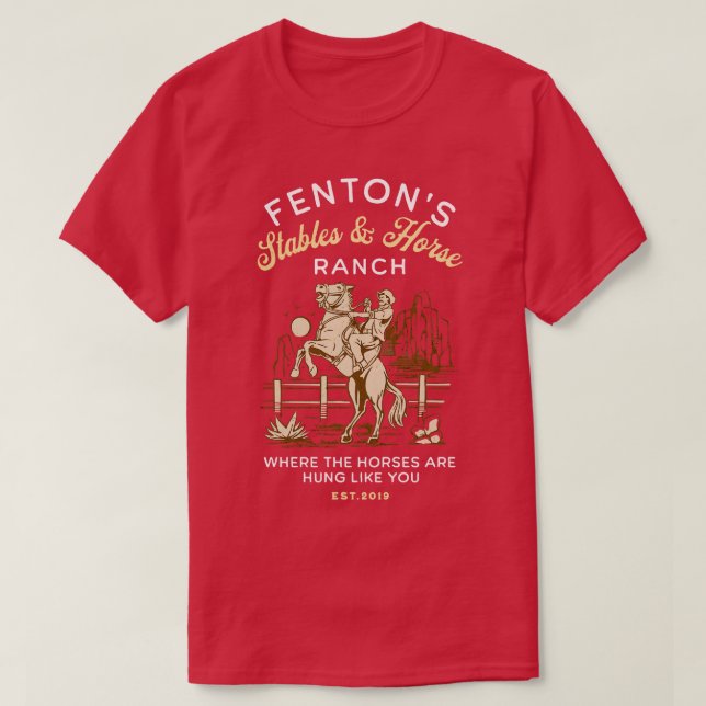 Camiseta Fentons Stables Horse Ranch (Diseño del anverso)