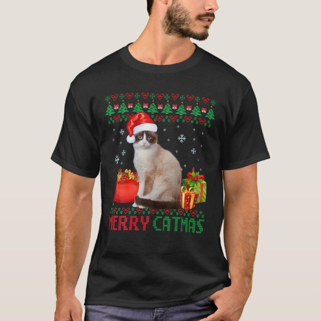 Camiseta Feo Navidad Tonki Mom Dad (Anverso)