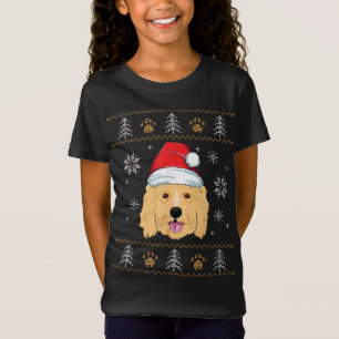Camiseta Feo Navidades de Goldendoodle Golden Doodle Perro 