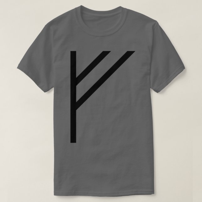 Camiseta Feoh Viking Wealth Rune (Diseño del anverso)