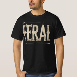 Camiseta FERAL - Declaración minimalista para alma