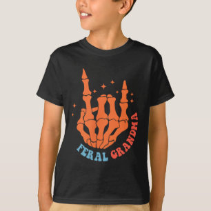 Camiseta Feral Grandma Funny Grandma Día de la Madre