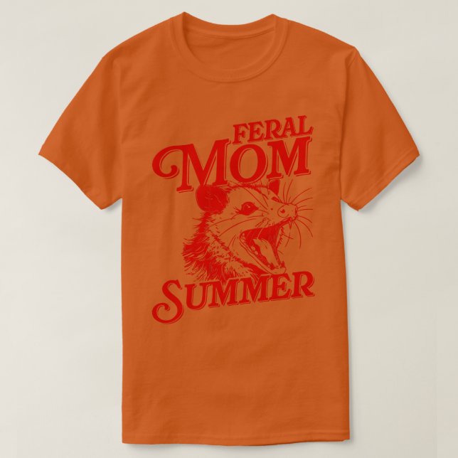 Camiseta Feral Mom Summer Vacation (Diseño del anverso)
