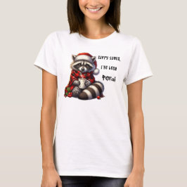 Camiseta Feral Navidades Raccoon Holiday