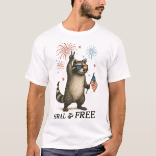Camiseta Feral Pero Fuegos Artificiales Gratuitos Feral Rac