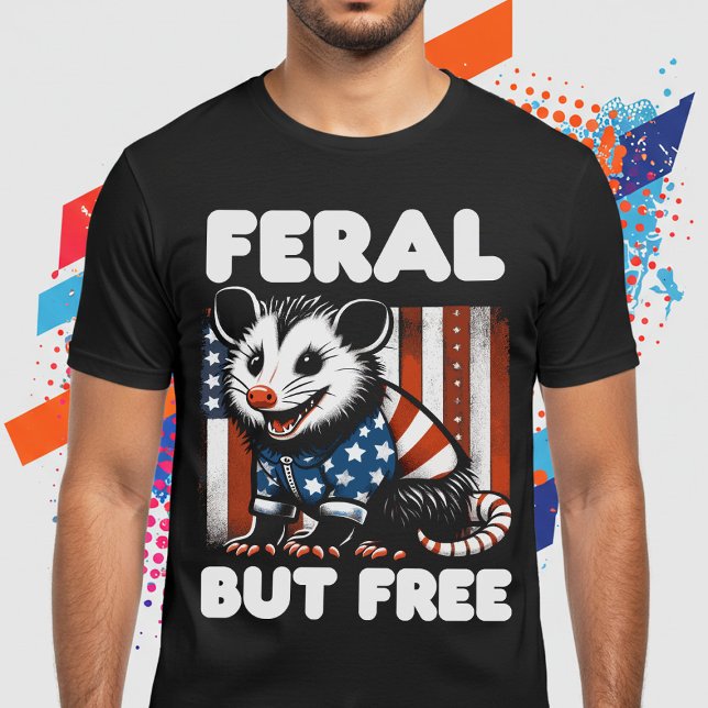Camiseta Feral pero libre (Subido por el creador)