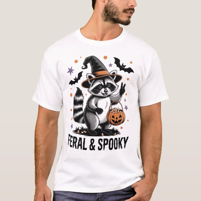 Camiseta Feral Spooky Hallowen (Anverso)