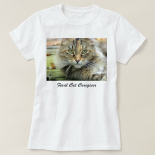 Camiseta Feral Tabby Cat Caregiver T-Shrit