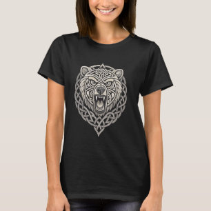 Camiseta Feral Viking Bear u2013 Norse Knotwork Nordic Natu