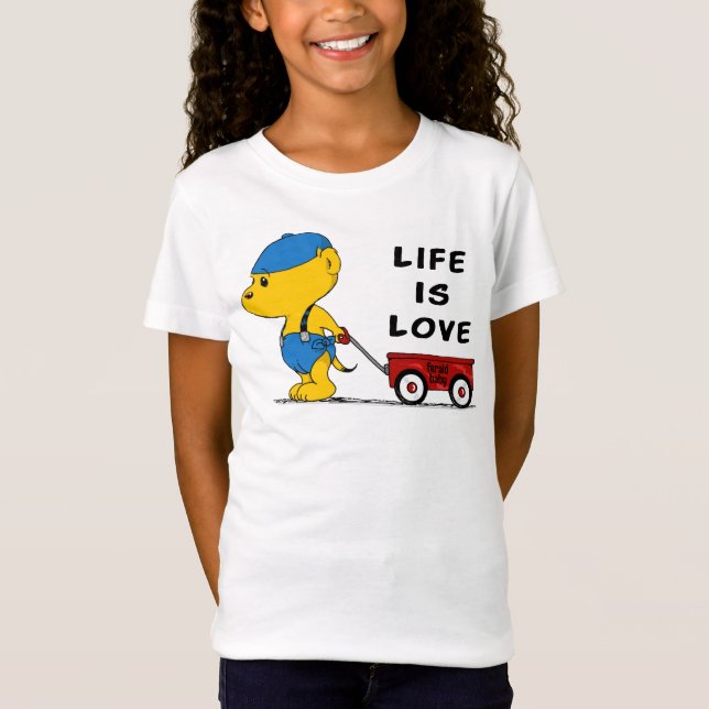 Camiseta Ferald Baby | La vida es amor (Anverso)