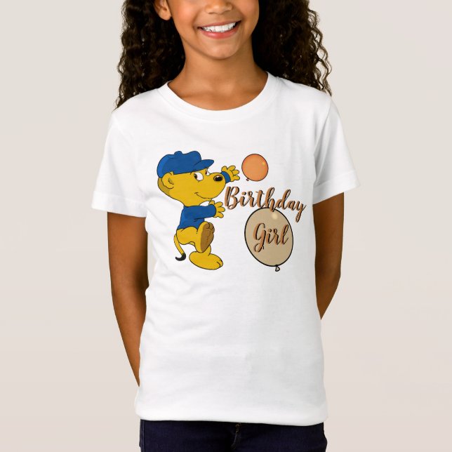 Camiseta Ferald | Chica de cumpleaños optimista (Anverso)