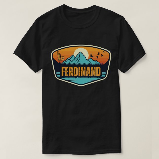 Camiseta Ferdinand, Idaho (Diseño del anverso)
