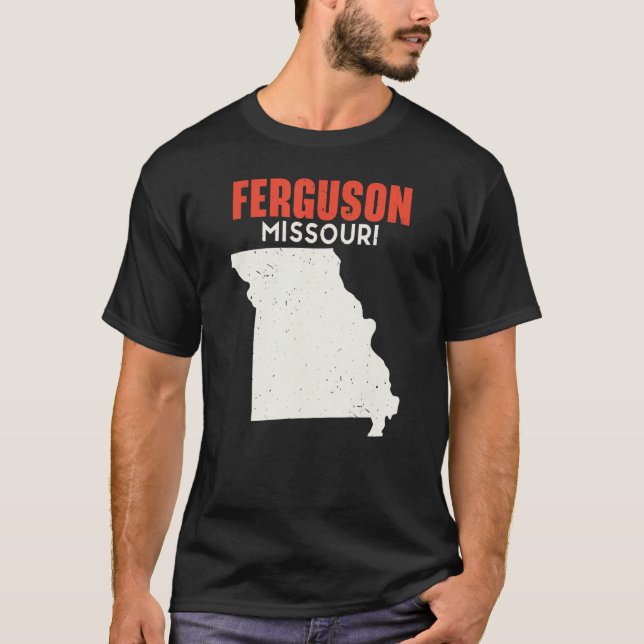 Camiseta Ferguson Missouri Estados Unidos de América misión (Anverso)